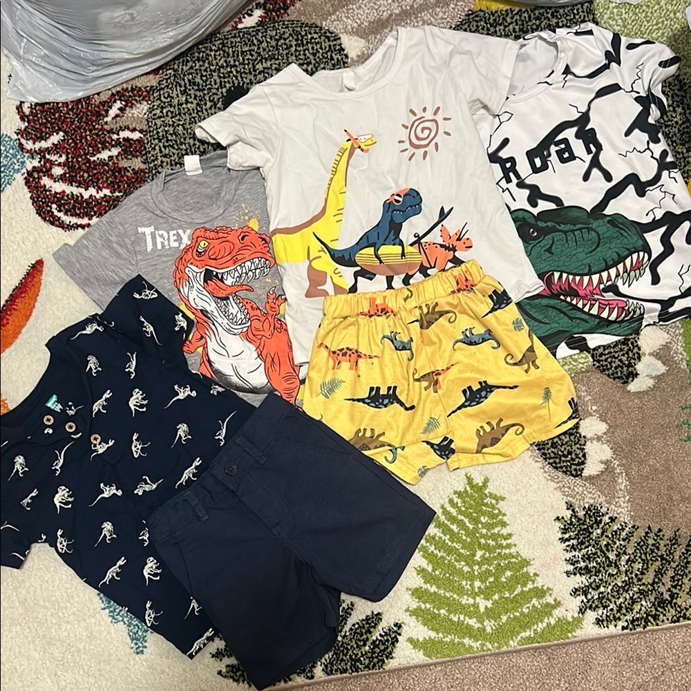 Dinosaur Themed Kids Clothing Set
